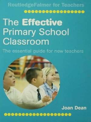 cover image of The Effective Primary School Classroom